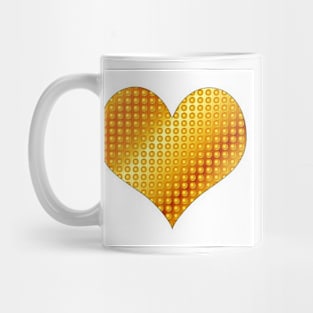 Golden hearts-White Mug